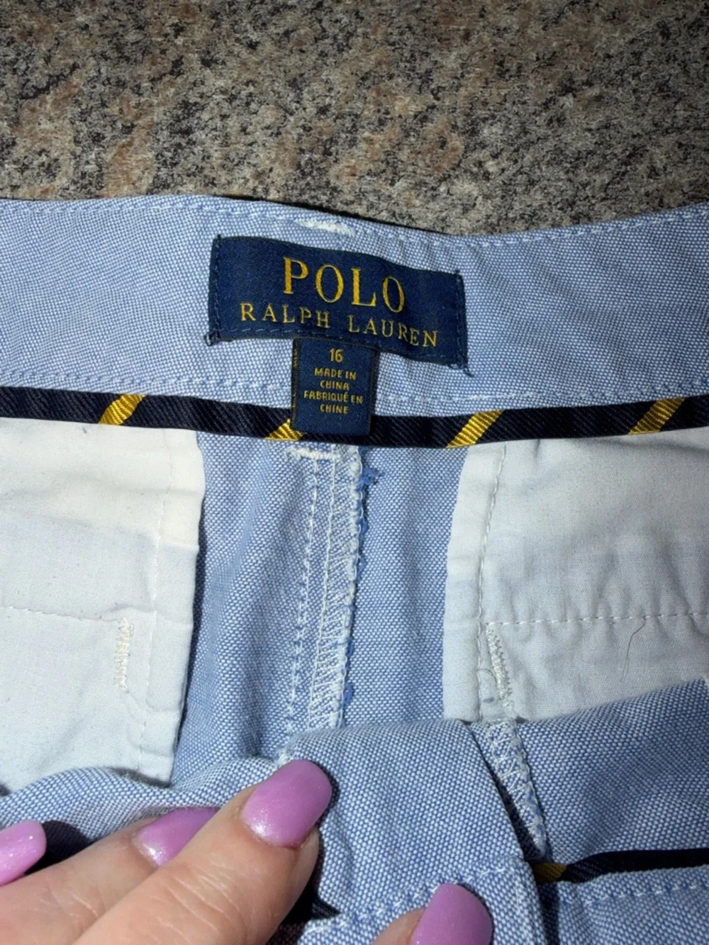 Polo by Ralph Lauren Blue Shorts size 16 -AS IS